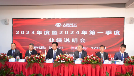 1xBET节水集团召开2023年度暨2024年第一季度业绩说明会。